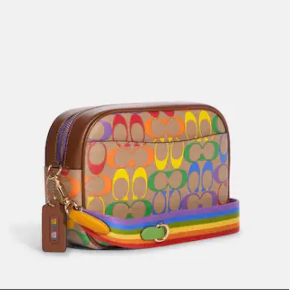 Coach Bags Coach Jamie Camera Bag In Rainbow Signature Canvas